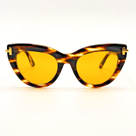 Tom Ford Sunglasses Icon Collection TF1252 55E Havana Cat Eye Brown Lens 52mm main image 15